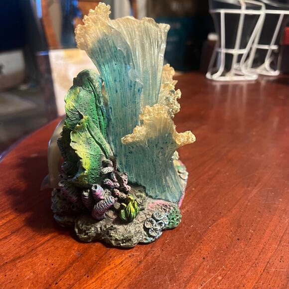 Vintage 3D Dolphin Ocean Statue Nautical Ocean Life Beachy Nature - Picture 5 of 11